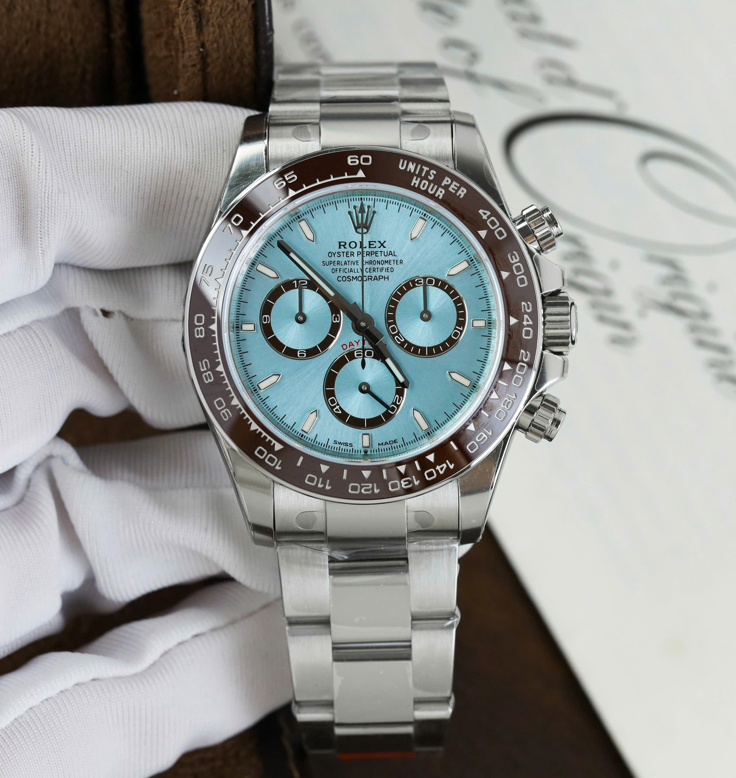 Rolex Daytona 116506 Best Replica Quality Watch Ice Blue Dial Automatic VS Factory 40mm (9)