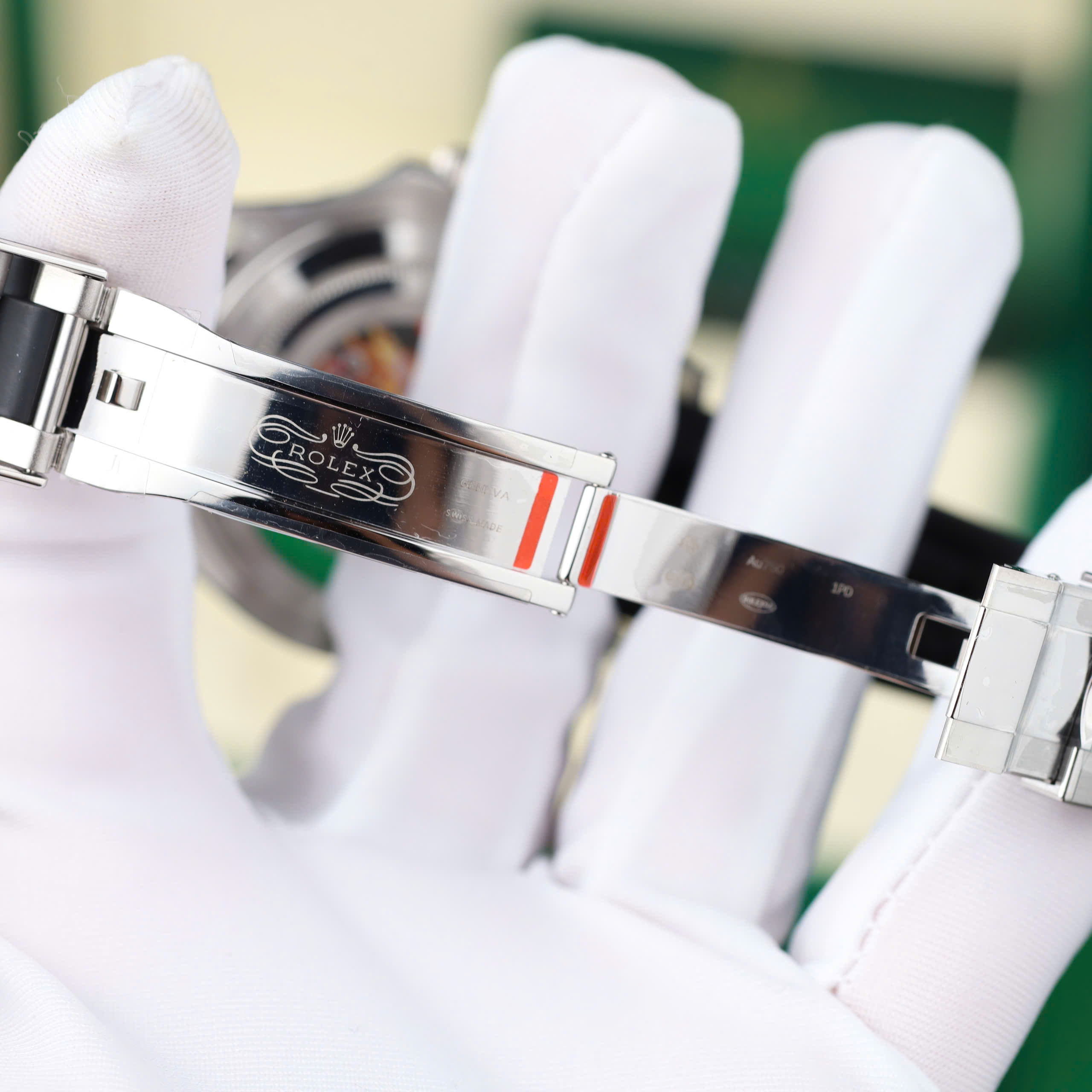 Rolex Yacht-Master 126655 Imitaiton Watch Stainless Steel 904L Black Dial Rubber Strap Clean Factory 42mm (5)