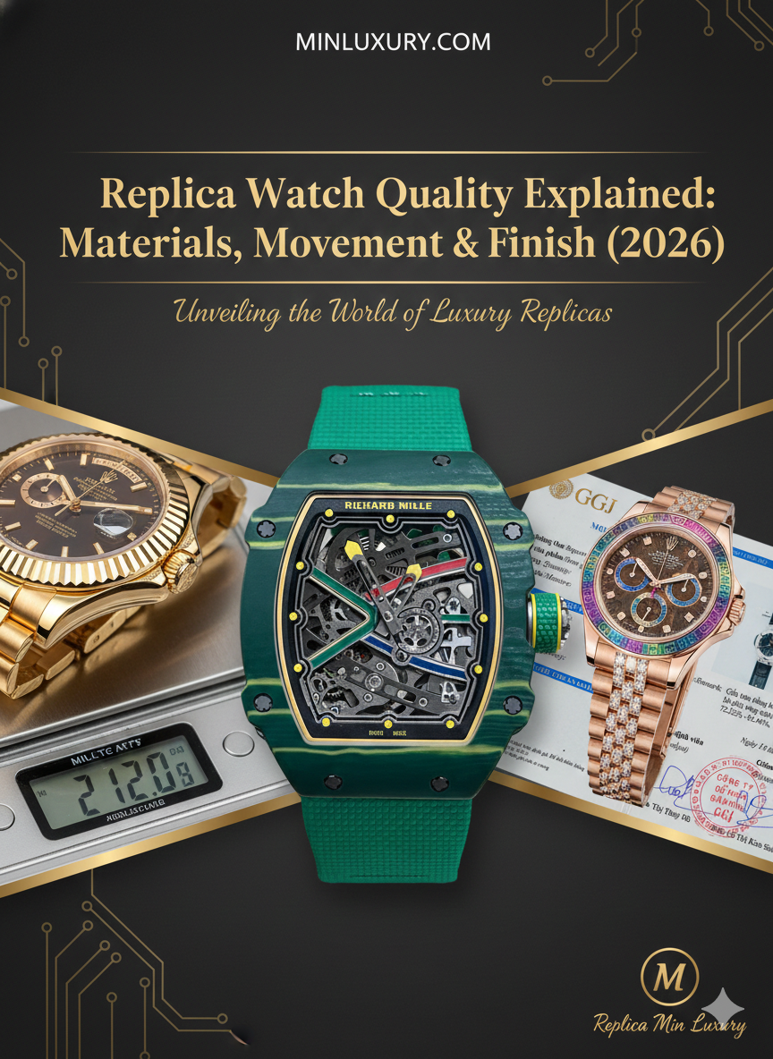 Replica Watch Quality Explained Materials, Movement & Finish