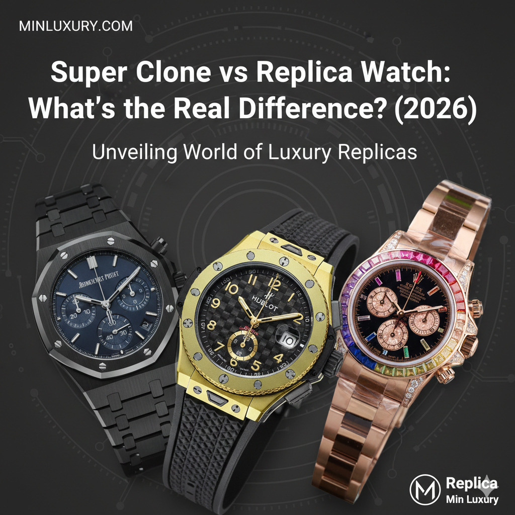 Super Clone vs Replica Watch What’s the Real Difference